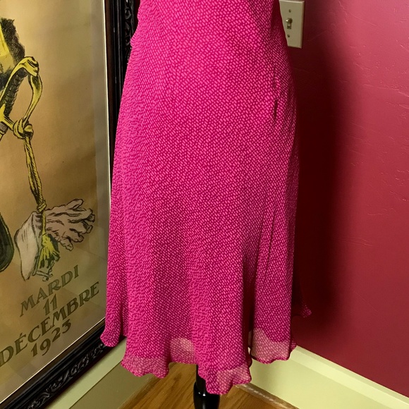 Ann Taylor Pink Silk Summer Dress - Picture 3 of 6